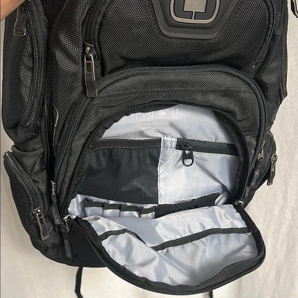 Gulfstream branded OGIO Black Stratagem Backpack - Picture 8 of 10